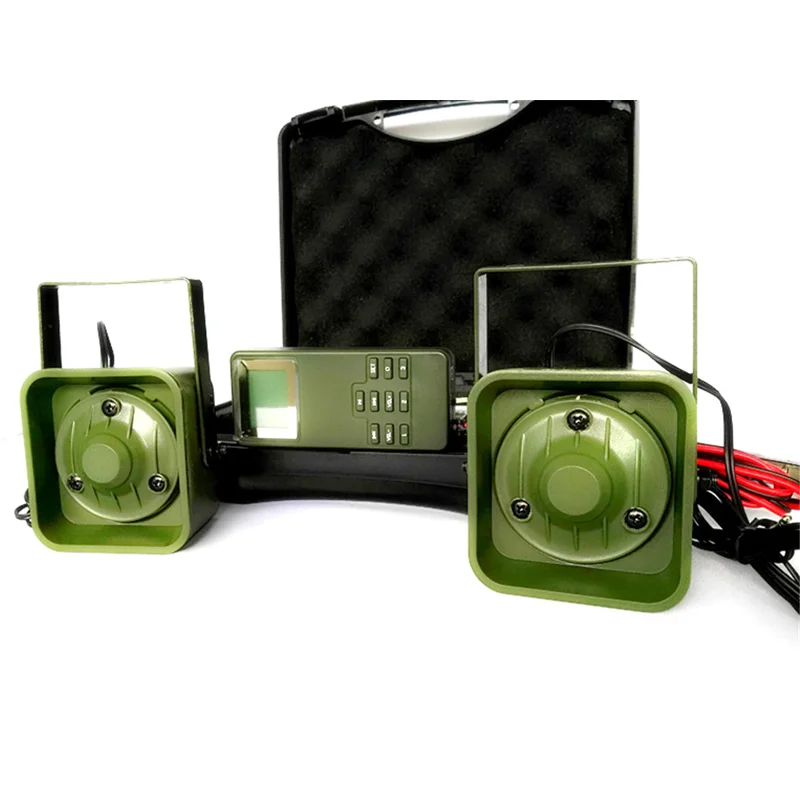 

BK1518B Audio Device Hunting MP3 50W*2 Bird Caller Speaker, Green/camo