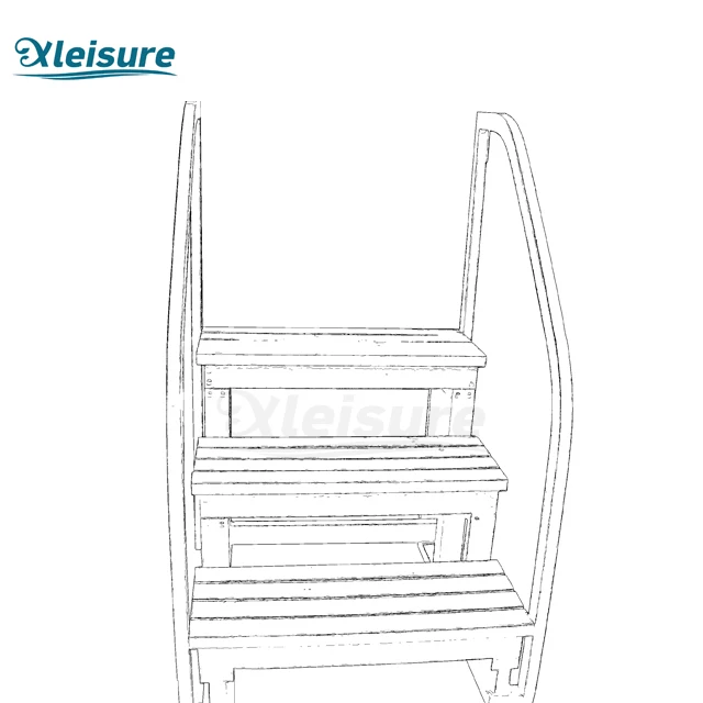 Step for swim spa-003