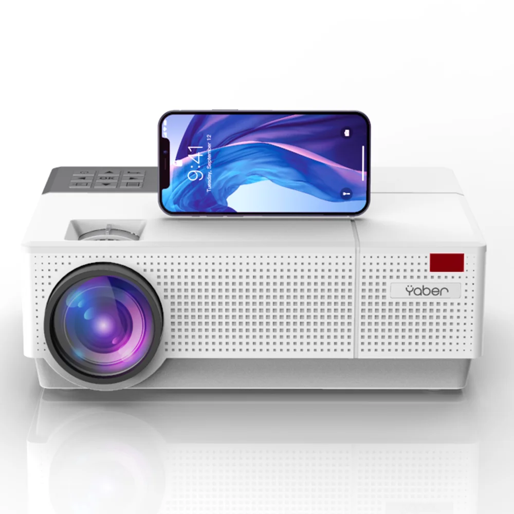 

Yaber Y31 Mobile Projector Native 1080P Support 4K 300inch HiFi Stereo Sound 4D Keystone Correction LCD LED Home Movie Projector