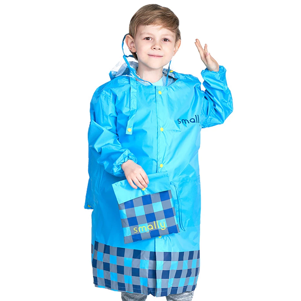 

Wholesale Customized Good Quality Green Kids Rain Coat Long 100% Waterproof