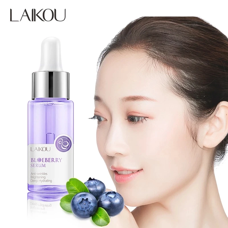 

Blueberry Bright Skin Face Essence Serum Anti Wrinkle Face Serum Shrink Pores Anti-Aging Moisturizing Face Care