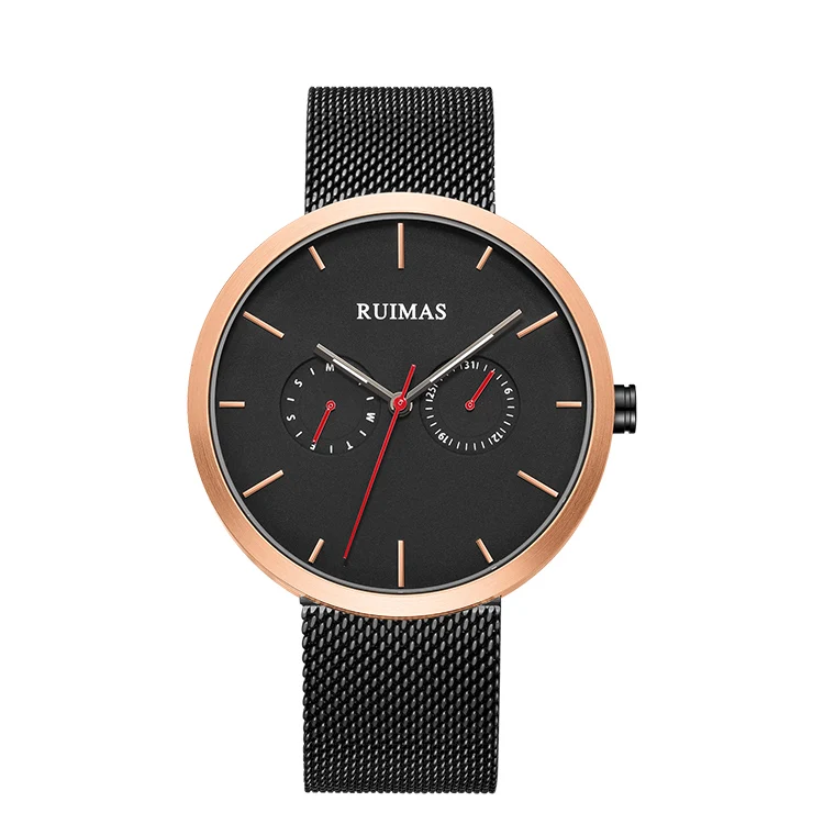 

2021 Mens Style Quartz Watches Stainless Steel Sport Band oclock Watch For Men