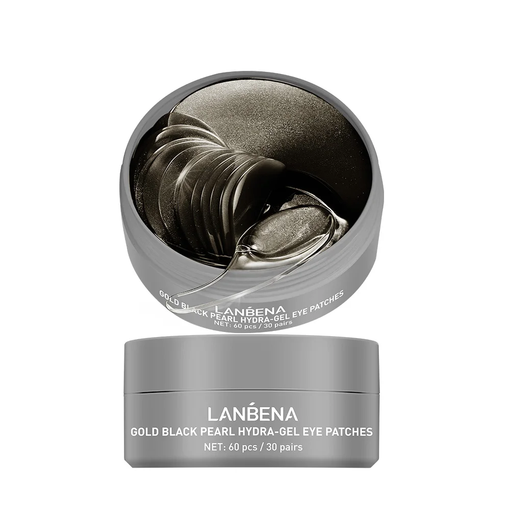 

LANBENA black hydrogel eye mask nourish with glitter gold free shipping