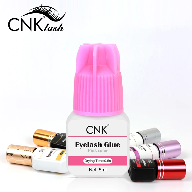 

CNK Custom Logo Strong Waterproof Laches Extension DIY Self Grafting Pink Lash Glue