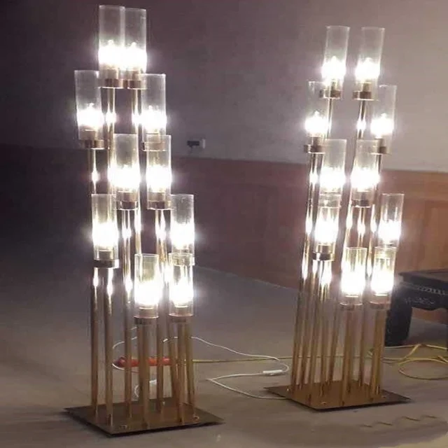 

free shipping) new style Weddings Decoration Walkway Stand Pillar LED Lighting Road Lead Table Centerpieces sunyu1017, Any size