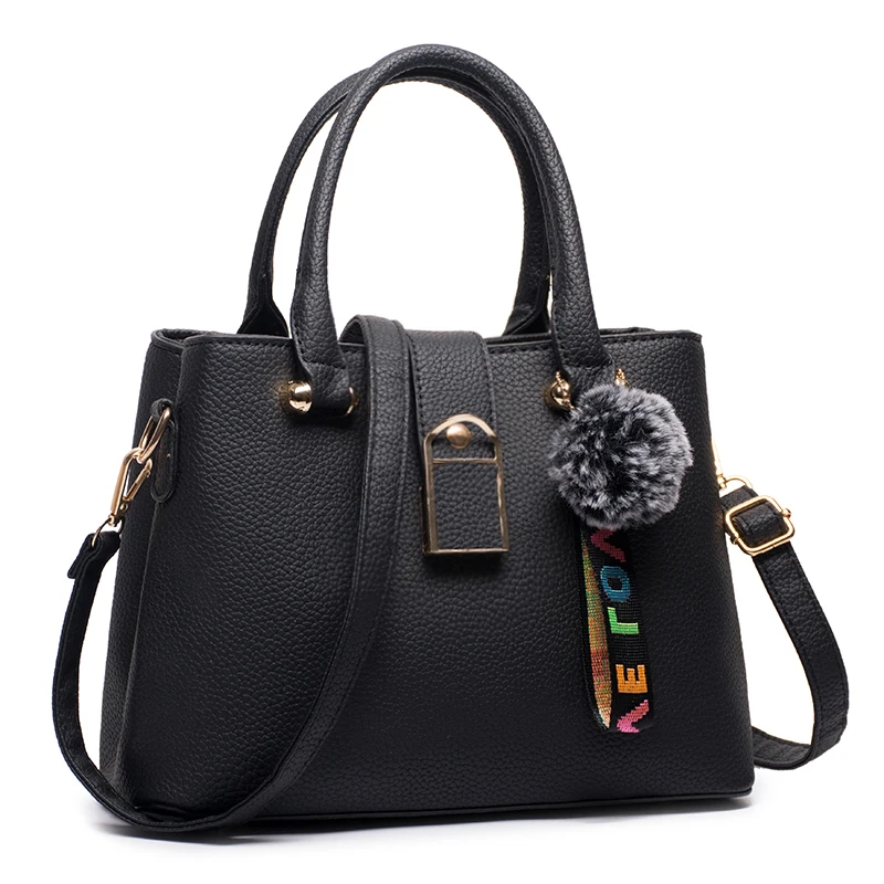 

Wholesale Big Hand Bags Ladies Fashion Pu Leather Shoulder Luxury Bags Women Handbags