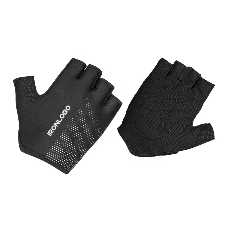 

Latest Half Hand Sports Stretchable Cooling Women Men Cycling Bike Gloves, Pink/orange/black/blue/red/custom color