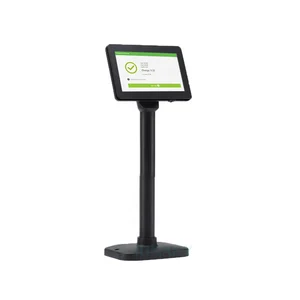 USB Port Pole TFT monitor for Retail Chain stores Cash Register Billing System 1024x600 Resolution 7 LCD customer display