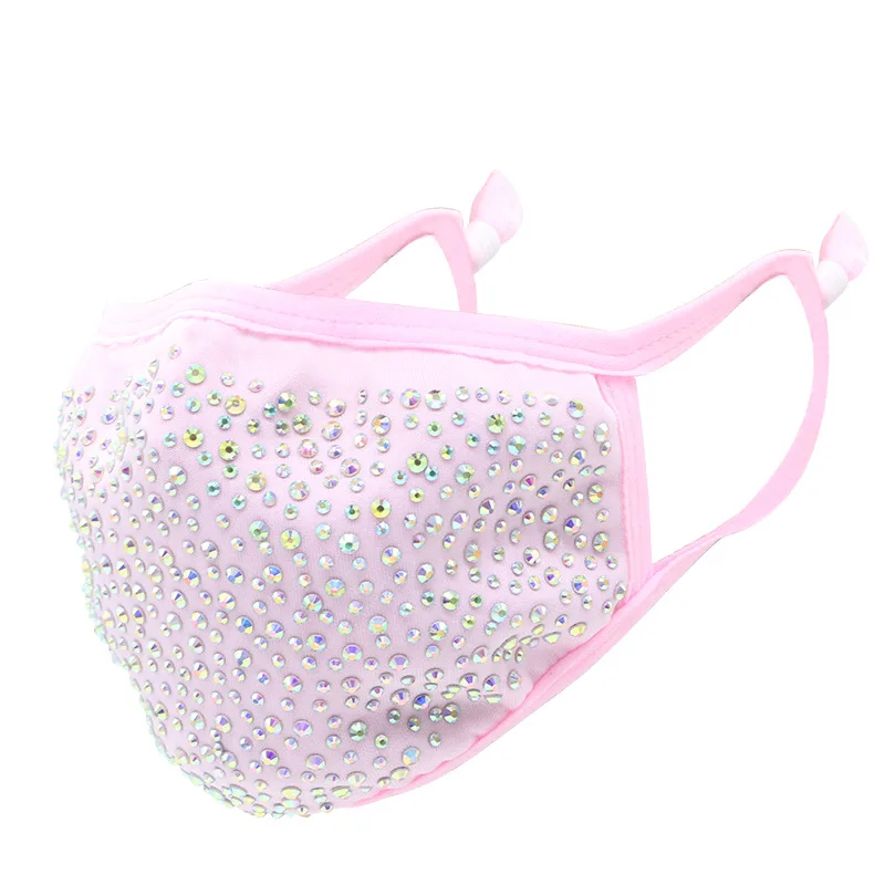

Manufacturer'S Direct Selling Color Diamond Fashionable Cotton Mask With Diamond Personalized Customization, Diverse