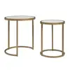Nordic marble small coffee table modern minimalist side table corner bed head mini round table small apartment folding