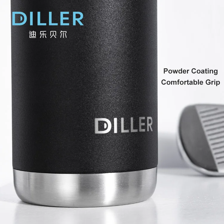 
Diller Water Bottle Custom Double Wall Insulated Stainless Steel Metal Thermal Vaccum Vacuum Flask Tea Thermos 