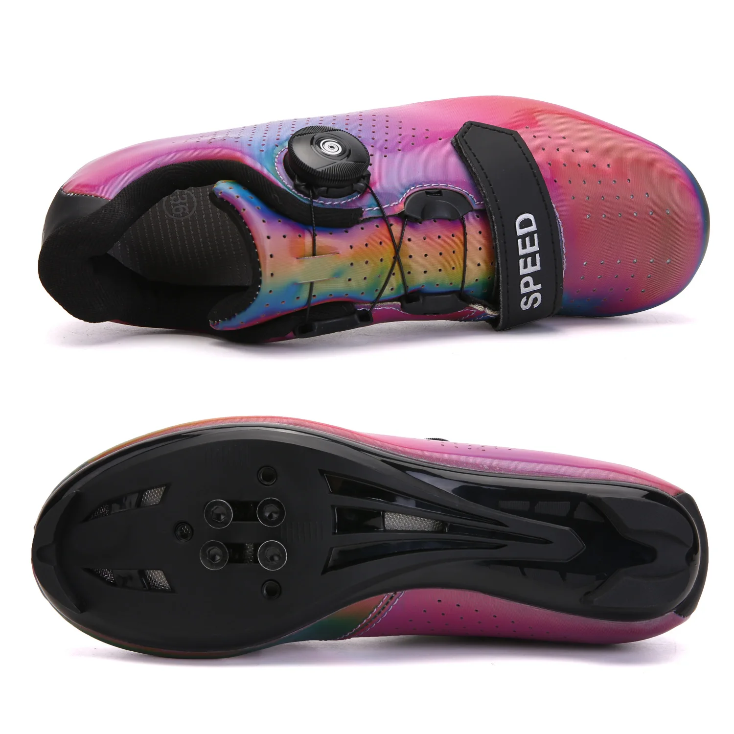 

Drop Shipping Outdoor Indoor Upline Shiny bike Cycling Shoes for road bike