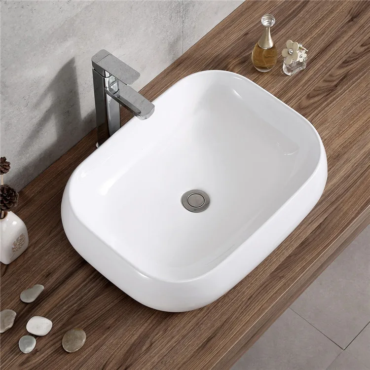 High quality ceramic hotel  villa  apartment customized counter top basin
