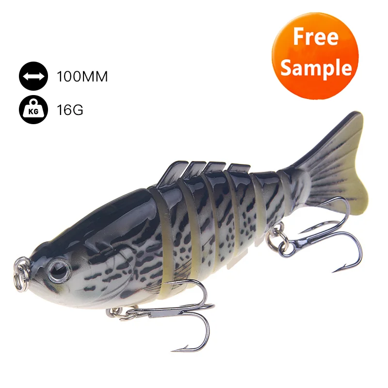 

Multi Jointed Bait 5 Colors 10cm Fishing Lure 16g Luya lures fishing