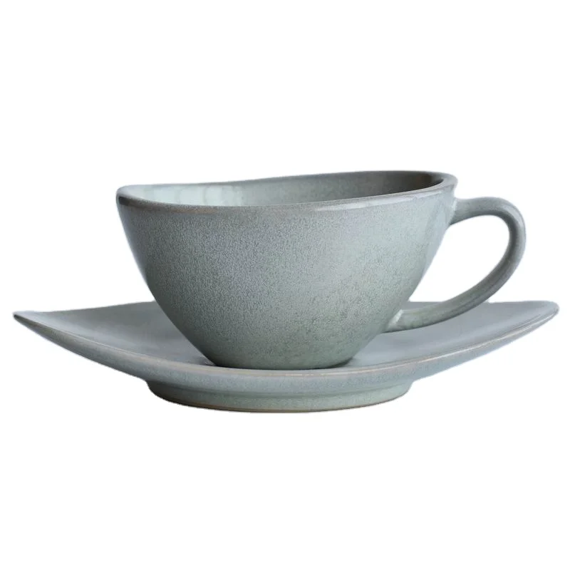 

porcelain unique hand made several style Stoneware Ceramic personality coffee Cup with saucer set