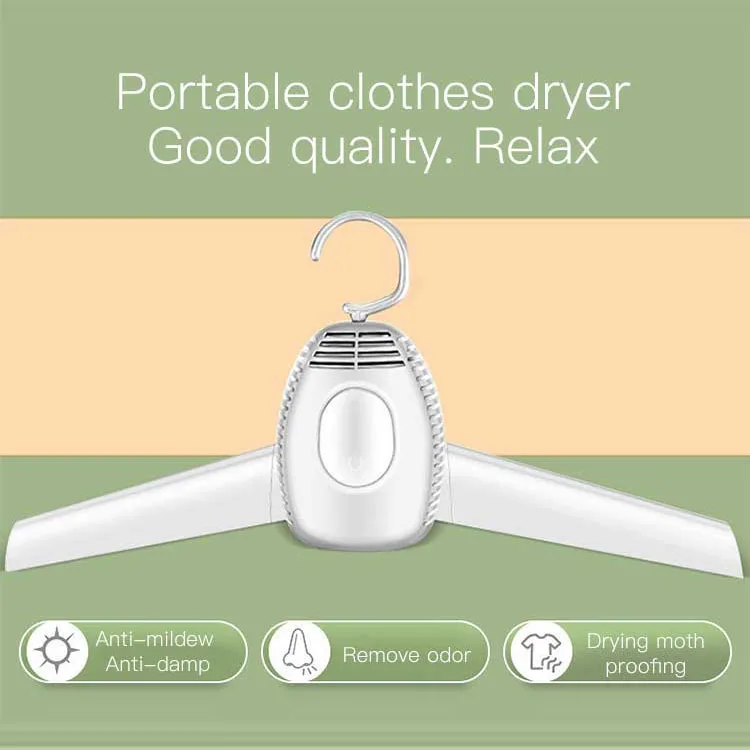 
New Design Clothes Hanger Folding Electric Portable Travel Shoes Dryer Mini Home Portable Clothes Dryer 