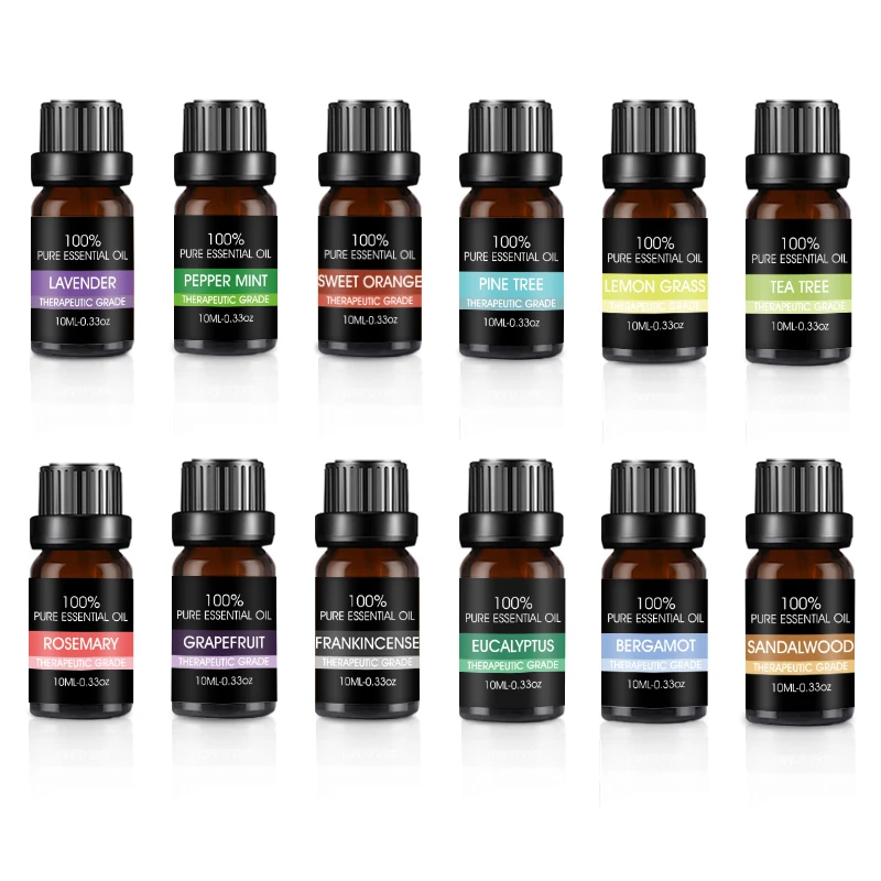 

aceites esenciales just natural oil(rose,lily,frankincense,bergamot,clove,jasmine,cypress,vanilla,myrrh), Yellow,blue,green,red