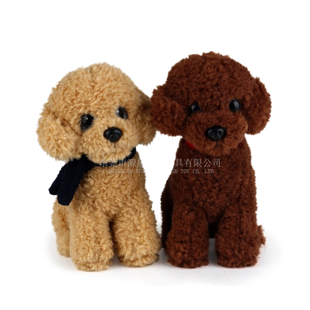 brown poodle stuffed animal