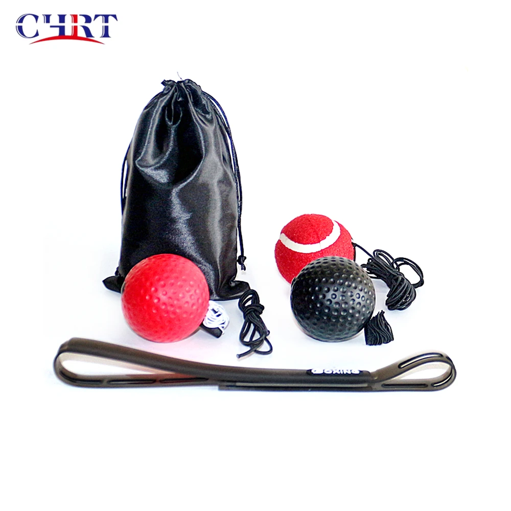 

Difficulty Level Boxing Perfect Rebound Practice Punching Ball Headband, Red black