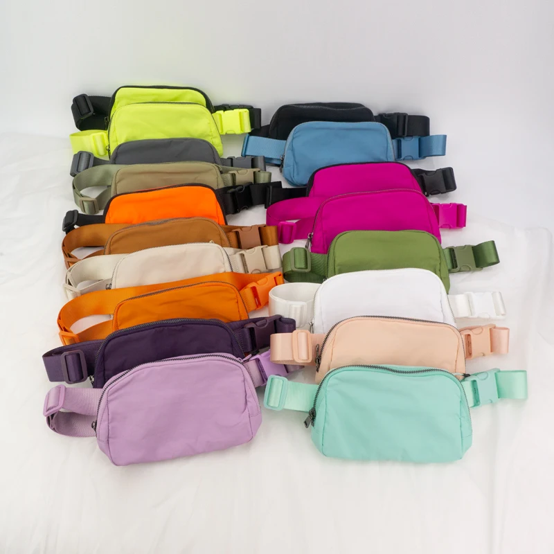 

Unisex Waterproof Nylon Fanny Pack Mini Chest Bag Adjust Waist Belt Bags For Outdoor