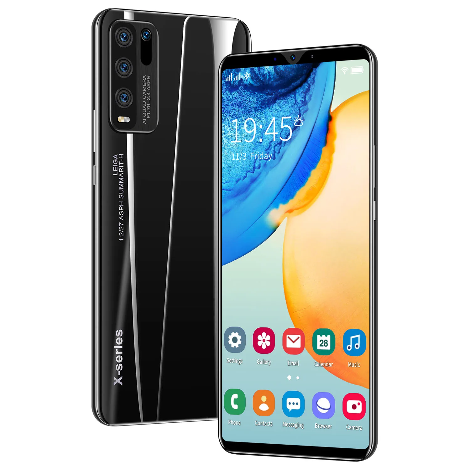

Y50 Android Smartphone 5.8 Inch Large Screen Dual SIM Dual Standby Fashion High Definition 4G Mobile Phones, Black, pink, blue