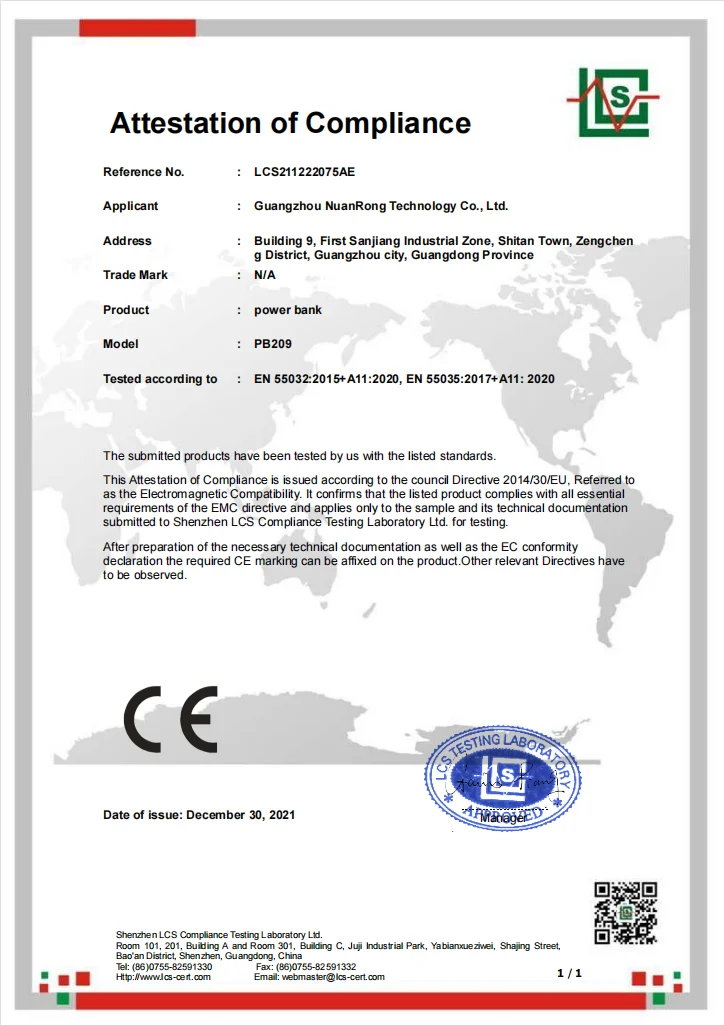 CE Certificate