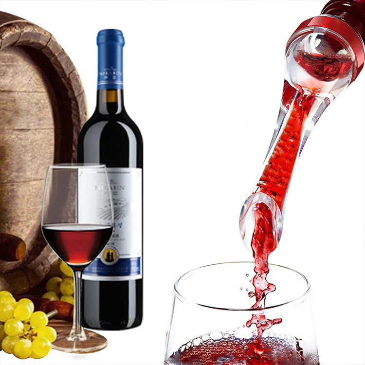 

European and American fashion wine Aerator Pourer and Decanter for bar waiter, Transparent