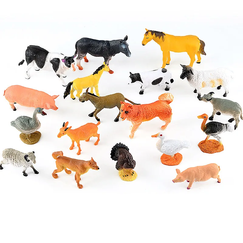 

educational PVC solid animal model toys