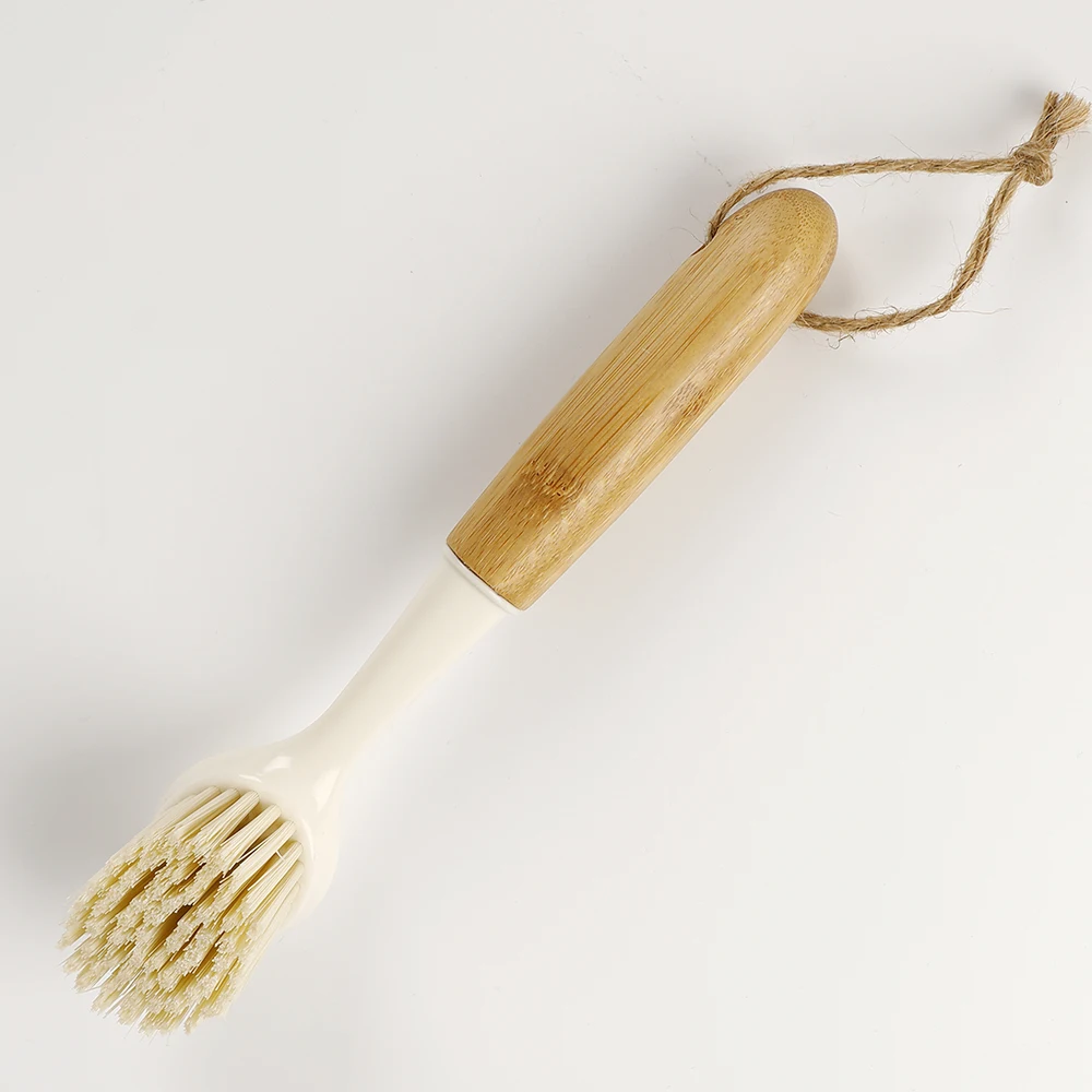 

Natural wooden and bamboo household kitchen utensil cleaning brush