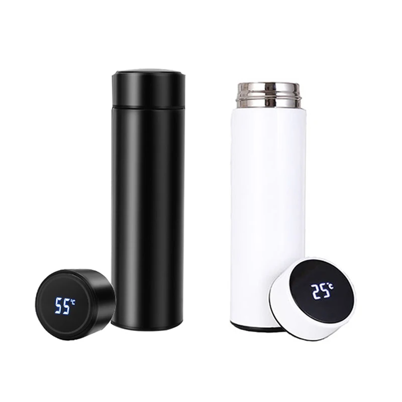 

[JT-F500]Free Sample 500ml Stainless Steel Double Wall Vacuum Insulated Flask Temperature Display Smart Thermos, Customized colors acceptable