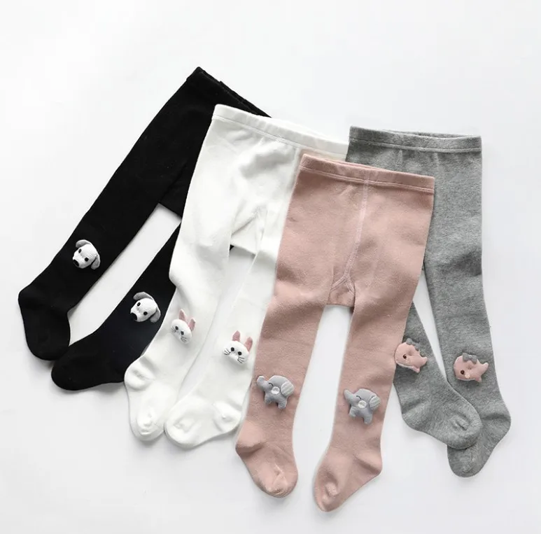 

cotton baby tights with dog elephant rabbit dolphin doll kids pantyhose animal, Custom color
