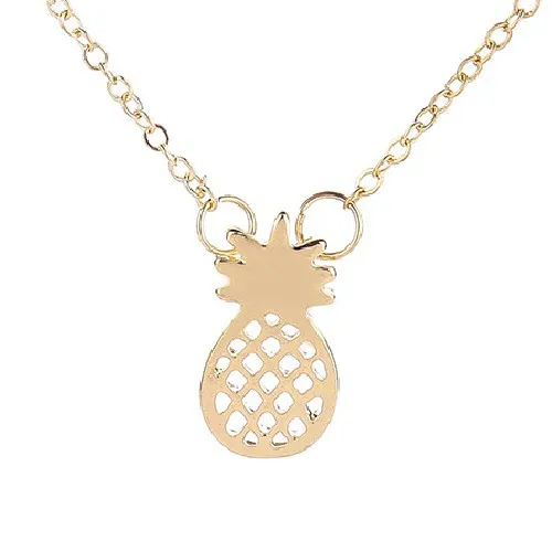 

Best-Selling Hot-Selling Fashion Exquisite Versatile Pineapple Necklace Clavicle Chain Small And Cute Fruit Pendant For Parties
