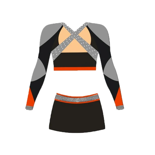

Design your own custom youth girls cheerleading uniforms