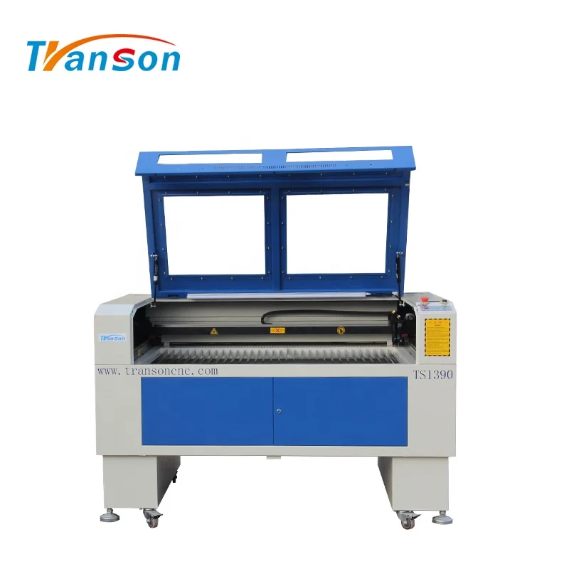 130W Co2 Laser Cutting Engraving Machine TS1390 with EFR F6 Tube used for  wood paper acrylic leather plastic stone glass