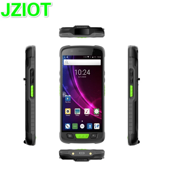 

JZIOT V9000P PDAs 1d 2d bar code scanner Rugged Waterproof android handheld PDA with barcode scanner