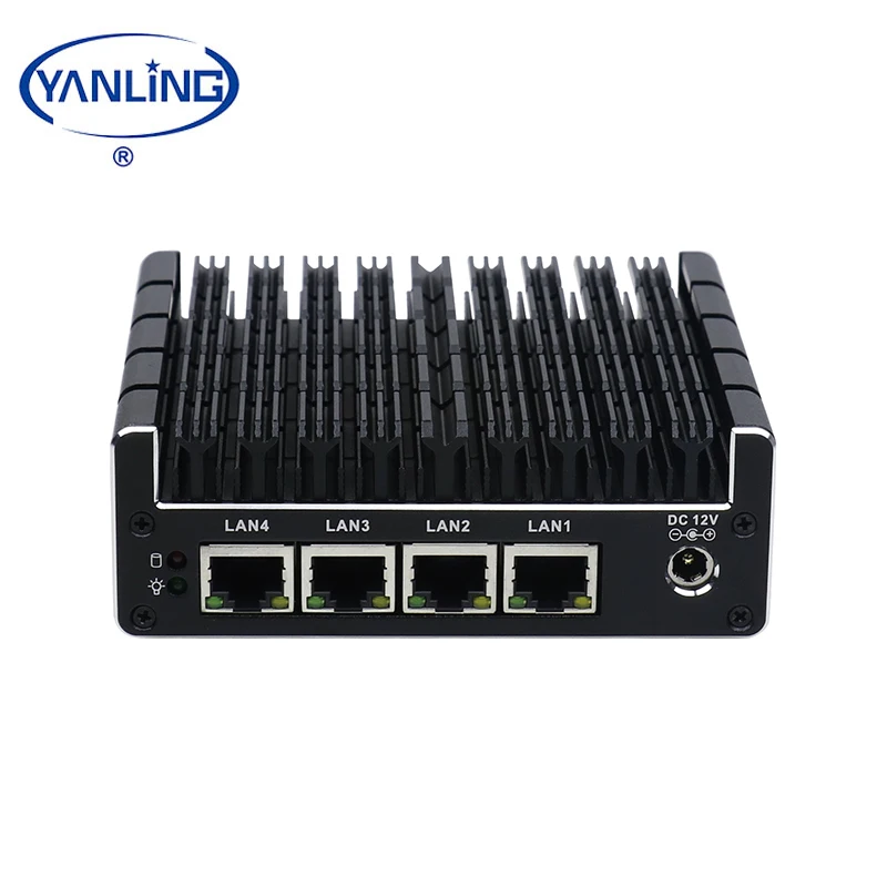 

Firewall Gateway Soft Router VPN Mini PC 4 Gigabit Ethernet LAN Port J4125