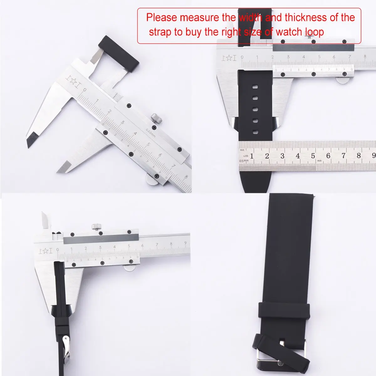 Replacement Rubber Watch Strap Band Buckle Keeper Loop Security Holder Retainer Ring Buy Watch