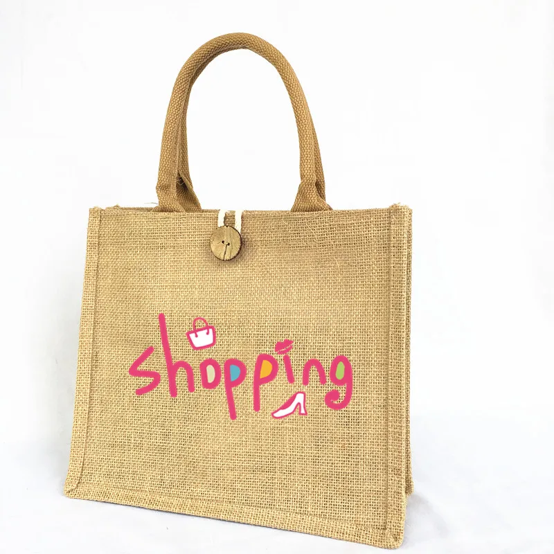 

Pattern Design Utility Heavy-duty Wholesale Hemp Tote For Shopping