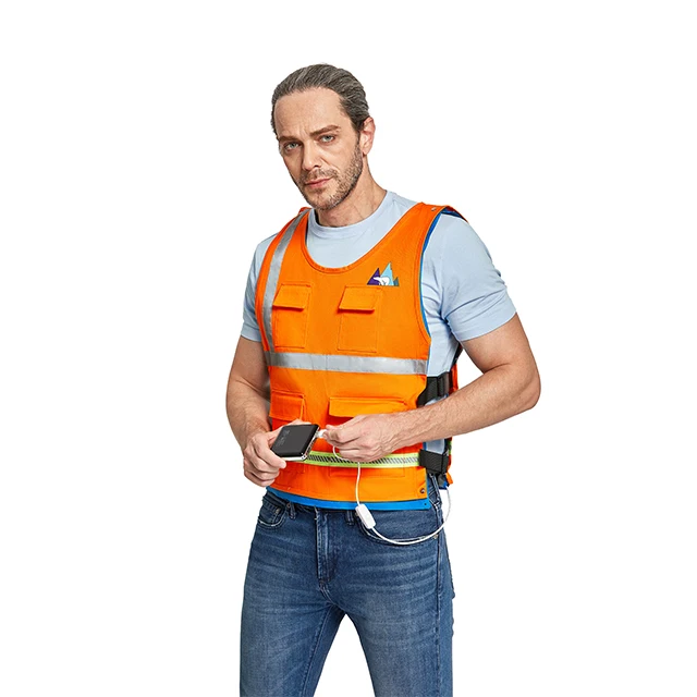 

New design reflector jackets orange Luxury safety vest for men and women