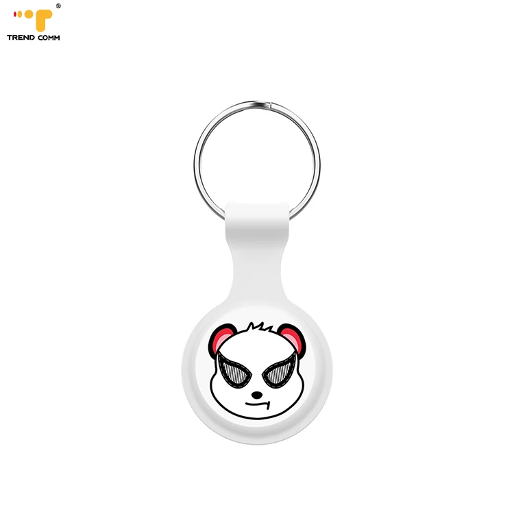 

Child Soft UV Printing Silicone Easy To Earry For Airtag Case Tracker Daseng Key Chain Loop