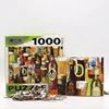 1000 Pieces Hotsale Samples Free Jigsaw Puzzle custom die cut puzzle with lid-bottom box