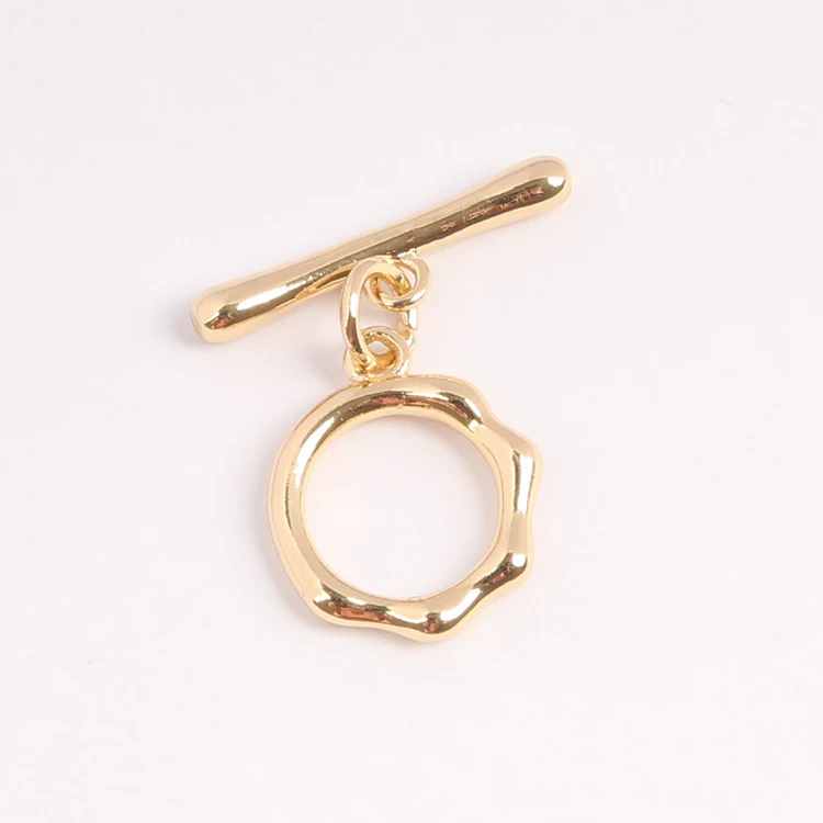 

XuQian Light Gold Metallic Jewelry Toggle Clasp for DIY Jewelry Making