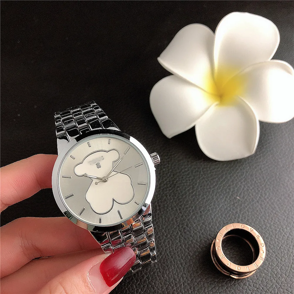 

ladies quartz stainless steel watches original alloy watches wholesale High quality quartz women cartoon cute watch top brand