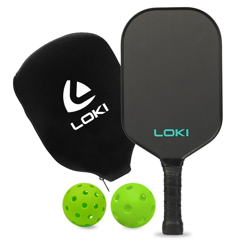 

Toray T700 Carbon Fiber Surface With Customizable 12mm to 16mm Polypropylene Honeycomb Core Quality Pickleball Paddle Set