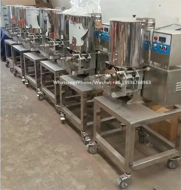 Industrial Manual Mini Burger Patty Making Mixer Machine Hamburger Patty Maker Meat Forming Machine