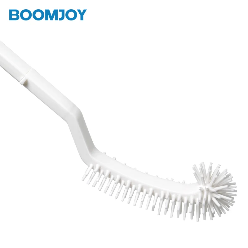 

BOOMJOY TPR easier to cleaning toilet brush, White