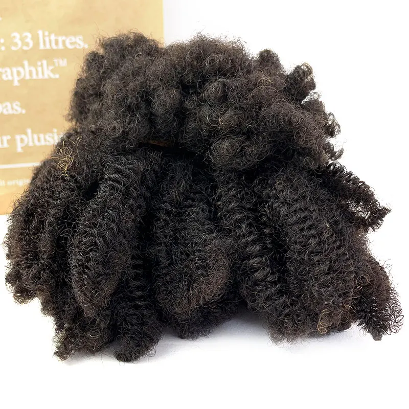 

Unprocessed Brazilian Virgin Afro Kinky Curly Human Hair Bulk Locs Crochet Braids 4b 4c Curly Braiding Hair Bulk