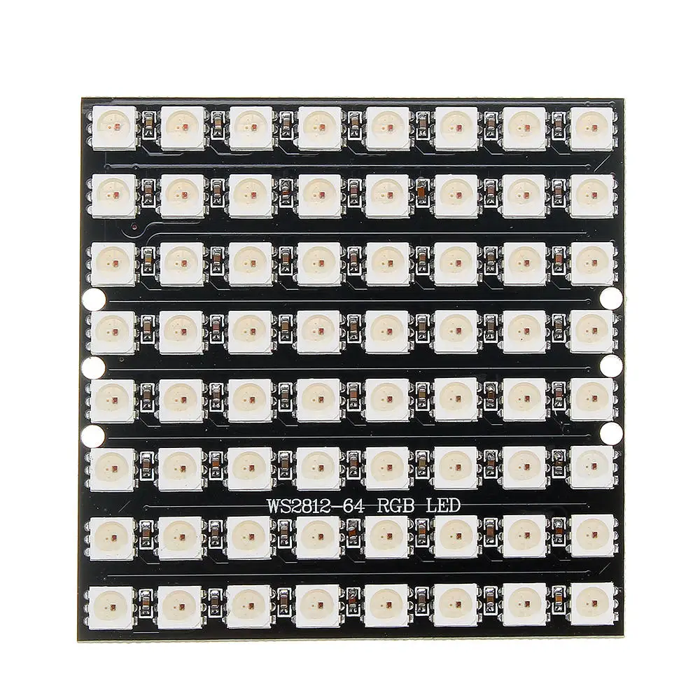 Okystar OEM/ODM 64 8x8 RGB 5050 LED WS2812 led dot matrix module For Arduino