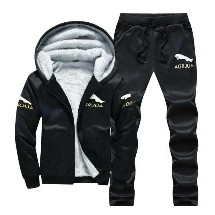 

Full Zipper Hoodie Sweatshirt Fleece Hoodies Sweatshirts+Sweatpants