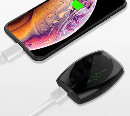 The new TWS bluetooth earphone shows a large capacity XG20 mini waterproof wireless sports headset - ANKUX.COM